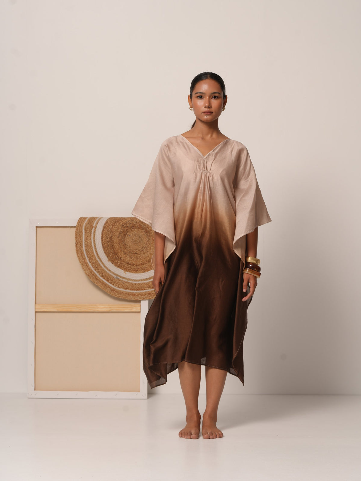 Syllable 12, ombre hand-dyed kaftan