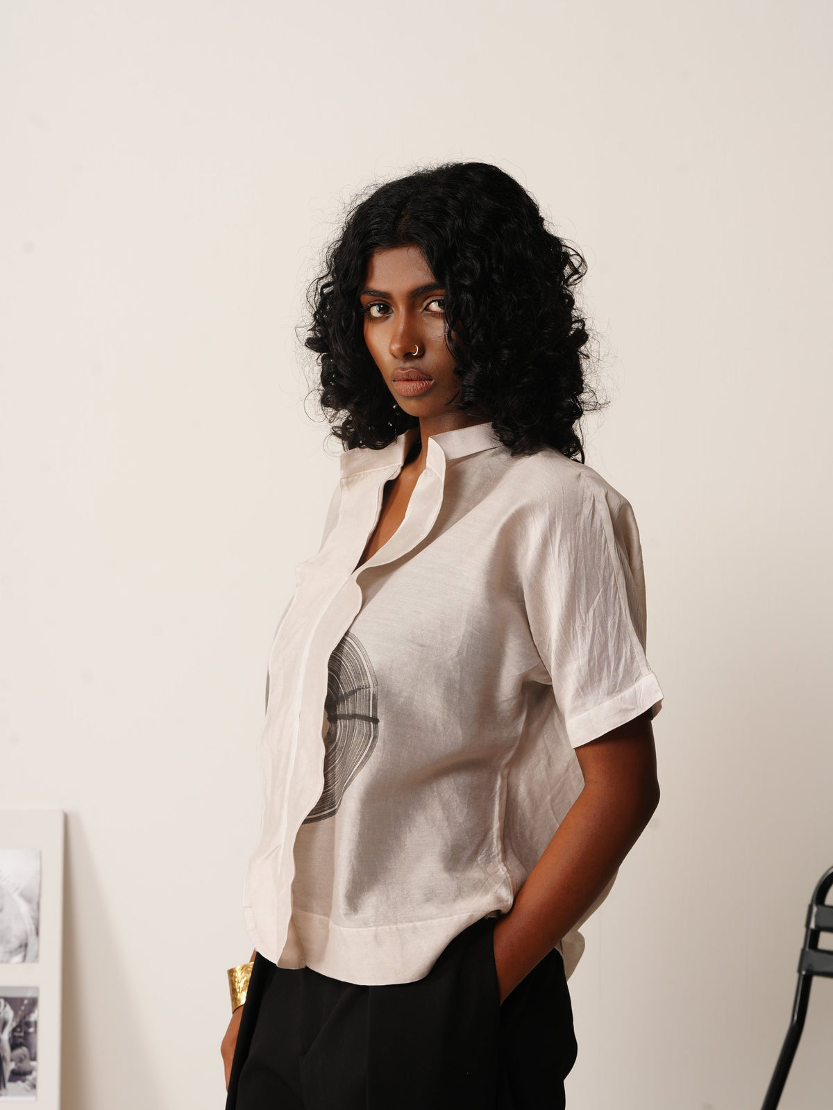 Syllable 13, hand-painted shirt